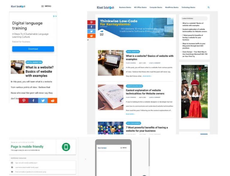 responsive website example
