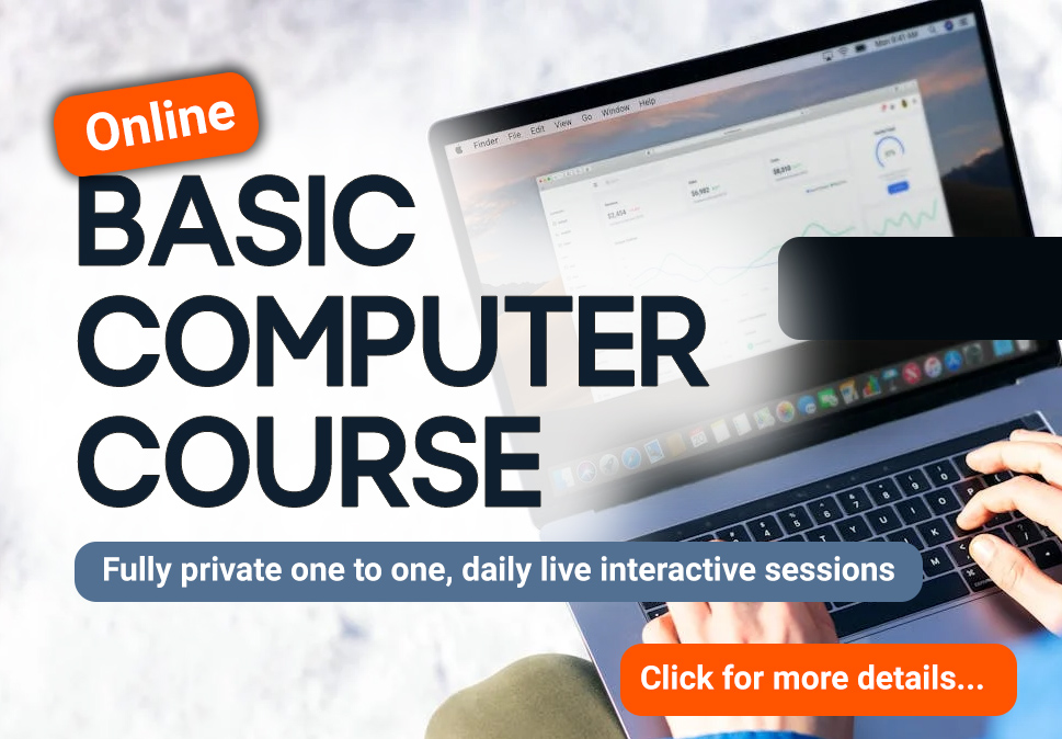 basic computer course banner