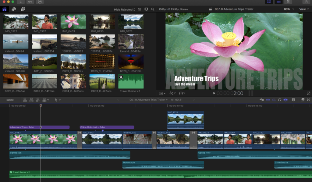 Apple Final Cut Pro free video editing software